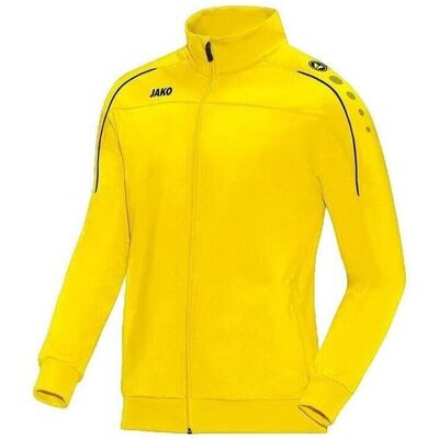 Σακάκια Jako Veste Classico Jaune Yellow Small θηλυκός Σακάκια Jako Veste Classico Jaune Yellow Small θηλυκός