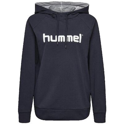T-shirt με κουκούλα hummel Sweat à capuche HMLGO COTTON LOGO pour femme Μπλέ Small T-shirt με κουκούλα hummel Sweat à capuche HMLGO COTTON LOGO pour femme Μπλέ Small