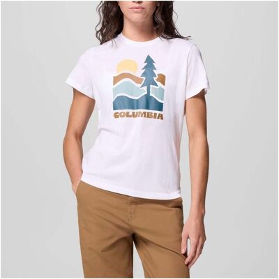 T-shirt με κοντά μανίκια Columbia Ruby Springs Graphic Fit Άσπρο Large θηλυκός T-shirt με κοντά μανίκια Columbia Ruby Springs Graphic Fit Άσπρο Large θηλυκός