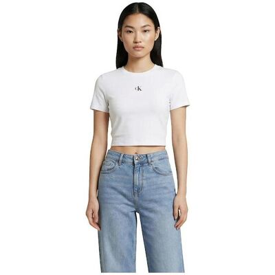 T-shirt με κοντά μανίκια Calvin Klein Jeans T-shirt LV047AB213 beige moderne minimaliste Beige Medium θηλυκός T-shirt με κοντά μανίκια Calvin Klein Jeans T-shirt LV047AB213 beige moderne minimaliste Beige Medium θηλυκός