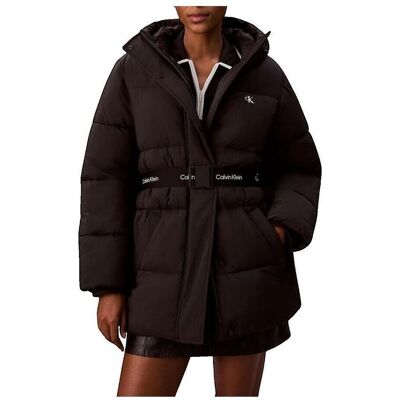 Χοντρό μπουφάν Calvin Klein Jeans Doudoune Belted Midweight Puf ceinturée Black One Size θηλυκός Χοντρό μπουφάν Calvin Klein Jeans Doudoune Belted Midweight Puf ceinturée Black One Size θηλυκός