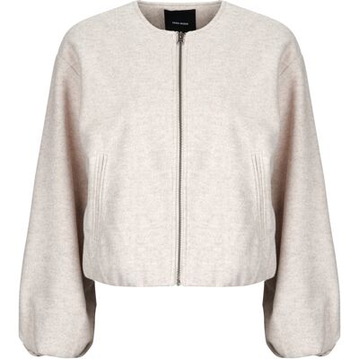 Μπουφάν Vero Moda VMCHLOE LS BOMBER JACKET Beige Small θηλυκός Μπουφάν Vero Moda VMCHLOE LS BOMBER JACKET Beige Small θηλυκός