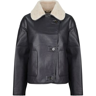 Μπουφάν Noisy May NMZINNA L/S SHORT SHEARLING Black Medium θηλυκός Μπουφάν Noisy May NMZINNA L/S SHORT SHEARLING Black Medium θηλυκός