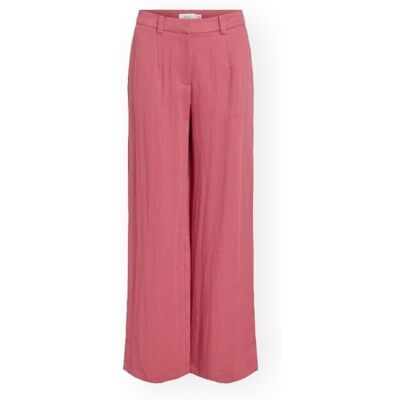 Παντελόνα Vila Flea Trousers - Holly Berry Ροζ FR 36 θηλυκός Παντελόνα Vila Flea Trousers - Holly Berry Ροζ FR 36 θηλυκός