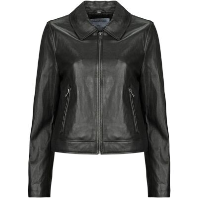 Δερμάτινο Μπουφάν Oakwood LALY Black Small θηλυκός Δερμάτινο Μπουφάν Oakwood LALY Black Small θηλυκός