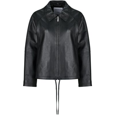 Δερμάτινο Μπουφάν Oakwood MELROSE DREAM Black Medium θηλυκός Δερμάτινο Μπουφάν Oakwood MELROSE DREAM Black Medium θηλυκός