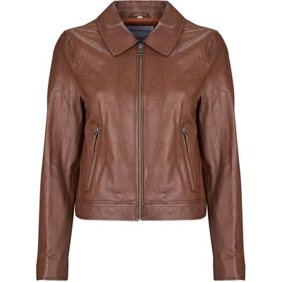 Δερμάτινο Μπουφάν Oakwood LALY Brown Medium θηλυκός Δερμάτινο Μπουφάν Oakwood LALY Brown Medium θηλυκός