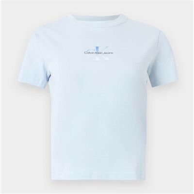 T-shirt με κοντά μανίκια Calvin Klein Jeans Lv047f841g Μπλέ Extra Small θηλυκός T-shirt με κοντά μανίκια Calvin Klein Jeans Lv047f841g Μπλέ Extra Small θηλυκός