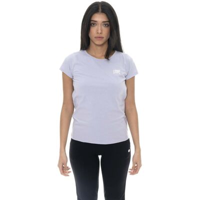 T-shirt με κοντά μανίκια Leone 1947 Woman Short Sleeves New Basic Violet Small θηλυκός T-shirt με κοντά μανίκια Leone 1947 Woman Short Sleeves New Basic Violet Small θηλυκός