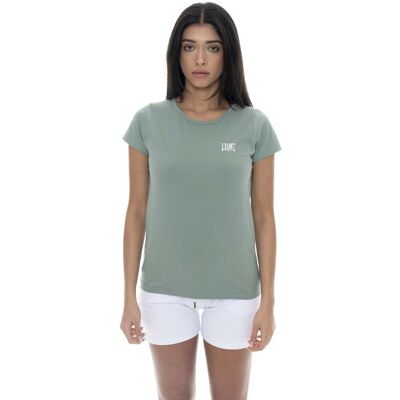 T-shirts & Polos Leone 1947 Woman Short Sleeves New Basic Green Extra Small θηλυκός T-shirts & Polos Leone 1947 Woman Short Sleeves New Basic Green Extra Small θηλυκός