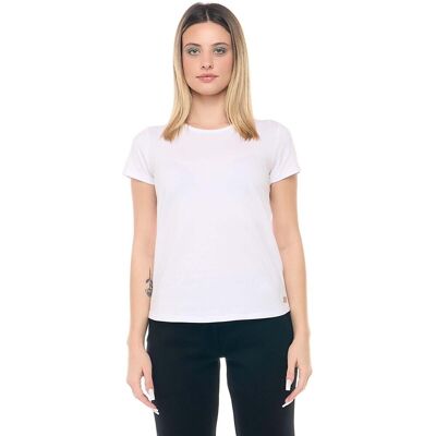 T-shirt με κοντά μανίκια Leone 1947 Woman Short Sleeves New Basic Άσπρο Medium θηλυκός T-shirt με κοντά μανίκια Leone 1947 Woman Short Sleeves New Basic Άσπρο Medium θηλυκός