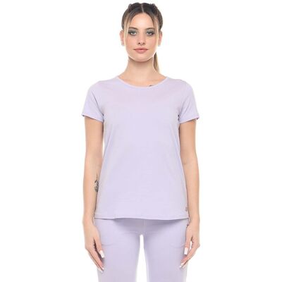 T-shirt με κοντά μανίκια Leone 1947 Woman Short Sleeves New Basic Violet Small θηλυκός T-shirt με κοντά μανίκια Leone 1947 Woman Short Sleeves New Basic Violet Small θηλυκός