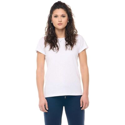 T-shirt με κοντά μανίκια Leone 1947 Woman Short Sleeves New Basic Άσπρο Extra Small θηλυκός T-shirt με κοντά μανίκια Leone 1947 Woman Short Sleeves New Basic Άσπρο Extra Small θηλυκός