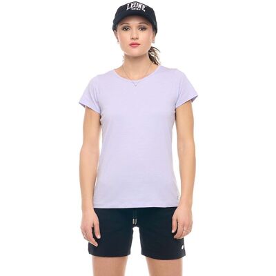 T-shirt με κοντά μανίκια Leone 1947 Woman Short Sleeves New Basic Violet Medium θηλυκός T-shirt με κοντά μανίκια Leone 1947 Woman Short Sleeves New Basic Violet Medium θηλυκός