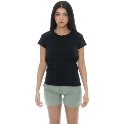 T-shirt με κοντά μανίκια Leone 1947 Woman Short Sleeves New Basic Black Extra Small θηλυκός T-shirt με κοντά μανίκια Leone 1947 Woman Short Sleeves New Basic Black Extra Small θηλυκός