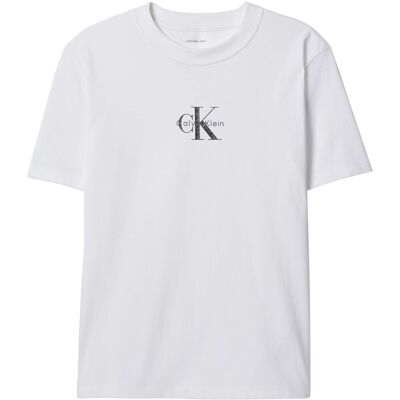 T-shirt με κοντά μανίκια Calvin Klein Jeans Ss 20S Classic Logo Άσπρο Large θηλυκός T-shirt με κοντά μανίκια Calvin Klein Jeans Ss 20S Classic Logo Άσπρο Large θηλυκός