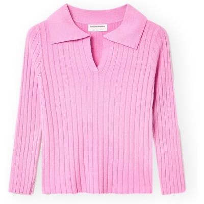 Πουλόβερ Compania Fantastica COMPAÑIA FANTÁSTICA Top 10404 - Pink Ροζ Small θηλυκός Πουλόβερ Compania Fantastica COMPAÑIA FANTÁSTICA Top 10404 - Pink Ροζ Small θηλυκός