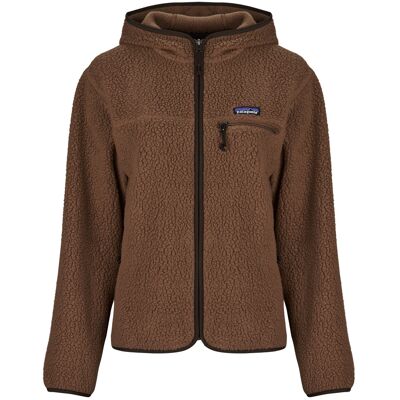 Fleece Patagonia W'S RETRO PILE HOODIE Brown Extra Large θηλυκός Fleece Patagonia W'S RETRO PILE HOODIE Brown Extra Large θηλυκός