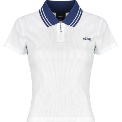 Πόλο με κοντά μανίκια Vans PRISCILLA POLO SS TOP Άσπρο Small θηλυκός Πόλο με κοντά μανίκια Vans PRISCILLA POLO SS TOP Άσπρο Small θηλυκός