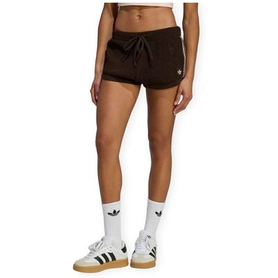Shorts & Βερμούδες adidas Crochet Shorts KE0197 Brown Small θηλυκός Shorts & Βερμούδες adidas Crochet Shorts KE0197 Brown Small θηλυκός