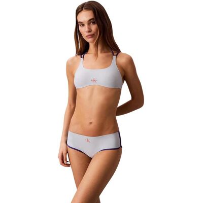 Μαγιό μόνο το πάνω ή κάτω μέρος Calvin Klein Jeans BRALETTE LV00Q61181 Μπλέ Small θηλυκός Μαγιό μόνο το πάνω ή κάτω μέρος Calvin Klein Jeans BRALETTE LV00Q61181 Μπλέ Small θηλυκός