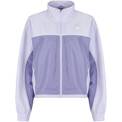 Ζακέτα New Balance TRACKSIDE WOVEN JACKET Violet Small θηλυκός Ζακέτα New Balance TRACKSIDE WOVEN JACKET Violet Small θηλυκός