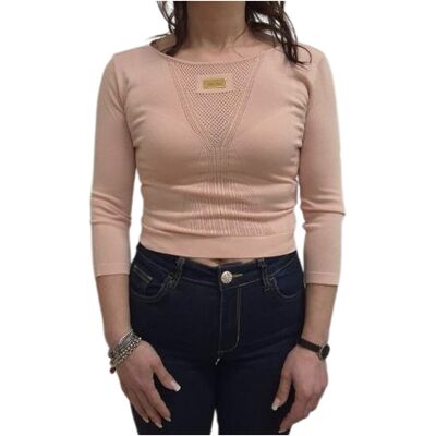 Φούτερ Elisabetta Franchi MK71W61E2 Beige IT 42 θηλυκός Φούτερ Elisabetta Franchi MK71W61E2 Beige IT 42 θηλυκός