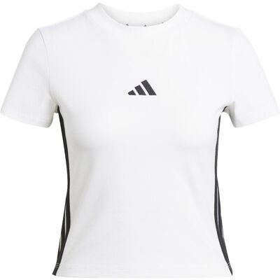 T-shirt με κοντά μανίκια adidas W 3s Sj Baby T Άσπρο Extra Small θηλυκός T-shirt με κοντά μανίκια adidas W 3s Sj Baby T Άσπρο Extra Small θηλυκός