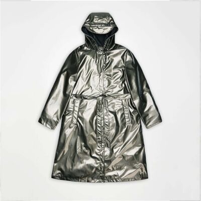 Αντιανεμικά Rains A Line Longer W Jacket W3 Silver Small θηλυκός Αντιανεμικά Rains A Line Longer W Jacket W3 Silver Small θηλυκός