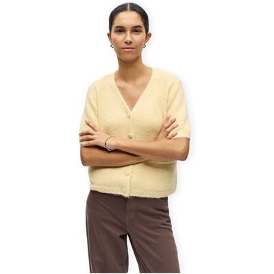 Μπουφάν / Ζακέτες Object Saggia Re Cardigan - Sunlight Yellow Large θηλυκός Μπουφάν / Ζακέτες Object Saggia Re Cardigan - Sunlight Yellow Large θηλυκός
