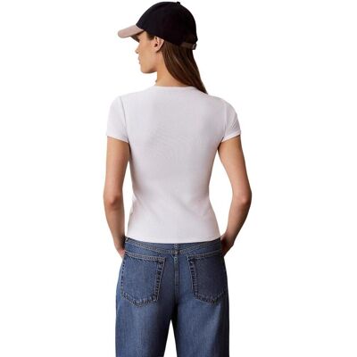 T-shirt με κοντά μανίκια Calvin Klein Jeans LV047G816G Άσπρο Large θηλυκός T-shirt με κοντά μανίκια Calvin Klein Jeans LV047G816G Άσπρο Large θηλυκός
