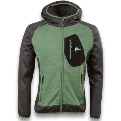 T-shirt με κουκούλα Ande Bregaglia Green Small T-shirt με κουκούλα Ande Bregaglia Green Small