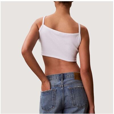 Μπλούζα Calvin Klein Jeans Lv047f221g Άσπρο Extra Small Μπλούζα Calvin Klein Jeans Lv047f221g Άσπρο Extra Small