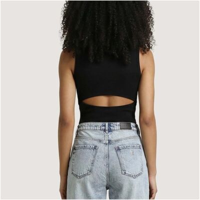 Μπλούζα Calvin Klein Jeans Lv047f246g Black Extra Small Μπλούζα Calvin Klein Jeans Lv047f246g Black Extra Small