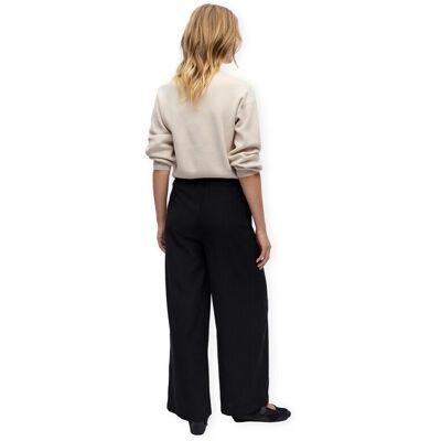 Παντελόνια Object Yui Long Wide Trousers - Black Black FR 40 θηλυκός Παντελόνια Object Yui Long Wide Trousers - Black Black FR 40 θηλυκός
