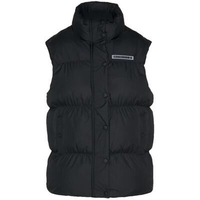 Σακάκια Converse Doudoune Super Puffer noir taille M Black Medium θηλυκός Σακάκια Converse Doudoune Super Puffer noir taille M Black Medium θηλυκός