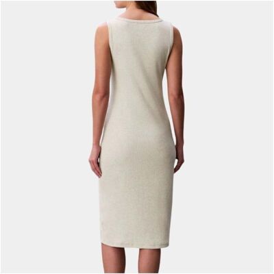 Μίντι φορέματα Calvin Klein Jeans Lv047f257g Beige Extra Small Μίντι φορέματα Calvin Klein Jeans Lv047f257g Beige Extra Small