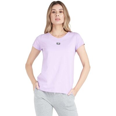 T-shirts & Polos Leone 1947 Woman T-Shirt Short Sleeves Neon Violet Medium θηλυκός T-shirts & Polos Leone 1947 Woman T-Shirt Short Sleeves Neon Violet Medium θηλυκός