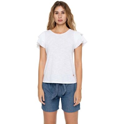 T-shirts & Polos Leone 1947 Woman T-Shirt Short Sleeves Urban Safari Άσπρο Small θηλυκός T-shirts & Polos Leone 1947 Woman T-Shirt Short Sleeves Urban Safari Άσπρο Small θηλυκός