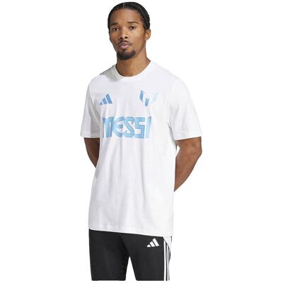 adidas Messi N&N G T-Shirt Λευκό - T-Shirt adidas Messi N&N G T-Shirt Λευκό - T-Shirt