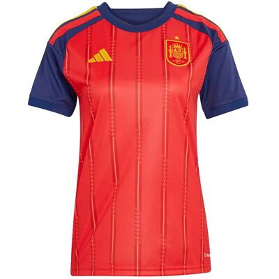 T-shirt με κοντά μανίκια adidas T-Shirts Spain 26/27 Replica Home 100% polyester recyclé Red Small θηλυκός T-shirt με κοντά μανίκια adidas T-Shirts Spain 26/27 Replica Home 100% polyester recyclé Red Small θηλυκός