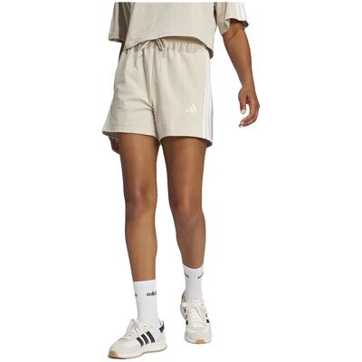 Shorts & Βερμούδες adidas Short Essentials 3 Stripes coton Άσπρο Small θηλυκός Shorts & Βερμούδες adidas Short Essentials 3 Stripes coton Άσπρο Small θηλυκός