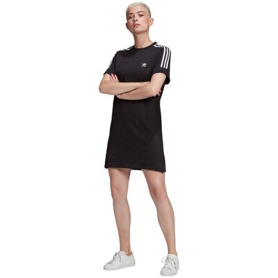 Κοντά Φορέματα adidas Robe T-shirt Adicolor Classics Roll-Up Sleeve coton Black Small Κοντά Φορέματα adidas Robe T-shirt Adicolor Classics Roll-Up Sleeve coton Black Small
