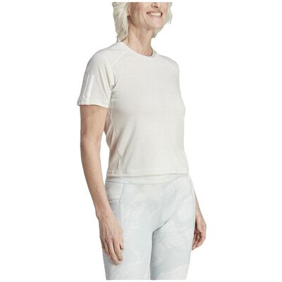 T-shirt με κοντά μανίκια adidas T-shirt crop en coton slim Grey Extra Small θηλυκός T-shirt με κοντά μανίκια adidas T-shirt crop en coton slim Grey Extra Small θηλυκός