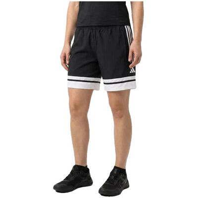 Shorts & Βερμούδες adidas Shorts Squadra 25 Downtime 100% polyester recyclé Black Small θηλυκός Shorts & Βερμούδες adidas Shorts Squadra 25 Downtime 100% polyester recyclé Black Small θηλυκός