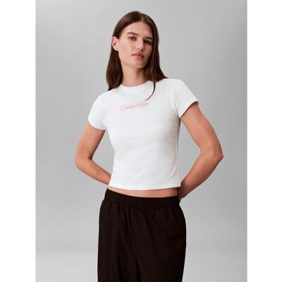 T-shirts & Polos Calvin Klein Jeans Commuter Baby Tee Άσπρο Medium θηλυκός T-shirts & Polos Calvin Klein Jeans Commuter Baby Tee Άσπρο Medium θηλυκός