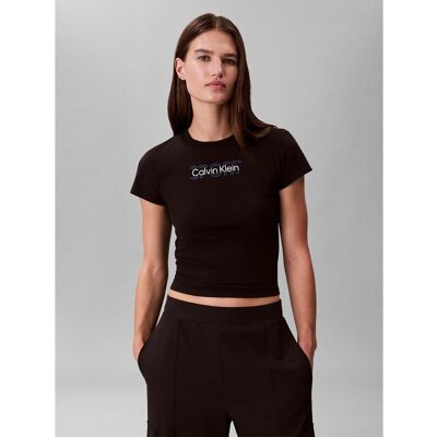 T-shirts & Polos Calvin Klein Jeans Commuter Baby Tee Black Medium θηλυκός T-shirts & Polos Calvin Klein Jeans Commuter Baby Tee Black Medium θηλυκός