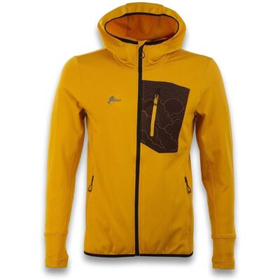 T-shirt με κουκούλα Ande Eccles Yellow 2X-Large T-shirt με κουκούλα Ande Eccles Yellow 2X-Large