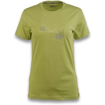 T-shirts & Polos Ande Lady Green Small θηλυκός T-shirts & Polos Ande Lady Green Small θηλυκός