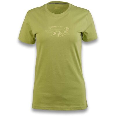 T-shirts & Polos Ande Luna Lady Green Medium θηλυκός T-shirts & Polos Ande Luna Lady Green Medium θηλυκός